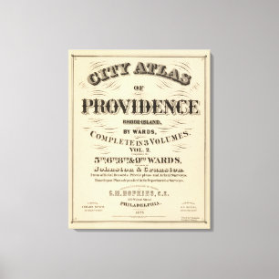 Toile Ville très tôt de Johnston Île de Rhode Hopkins