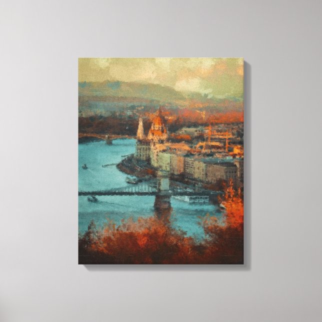 Toile ville vintage (Recto)