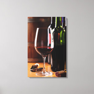 Toile Vin rouge