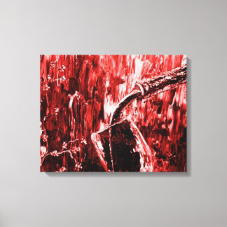 Toile Vin rouge Art Abstrait