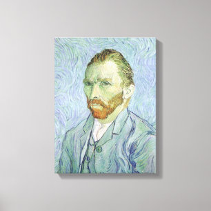 Toile Vincent van Gogh - Autoportrait de Van Gogh en ble
