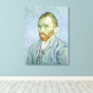 Toile Vincent van Gogh - Autoportrait de Van Gogh en ble