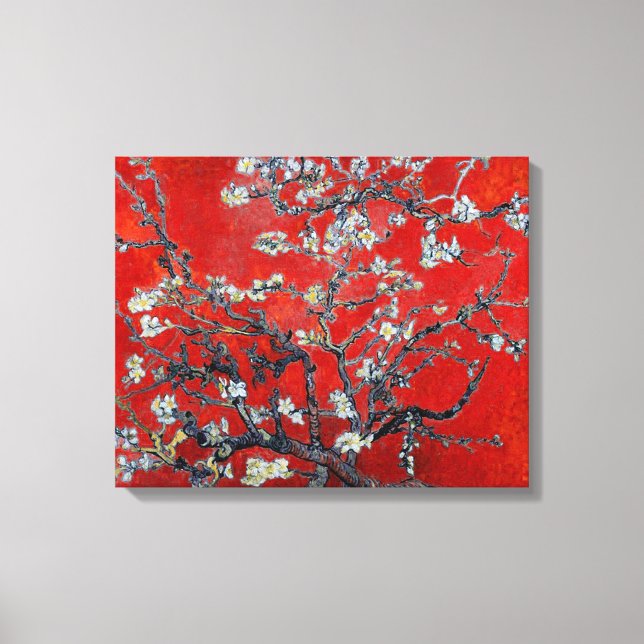 Toile Vincent van Gogh Branches avec Fleur d'amandes (Recto)