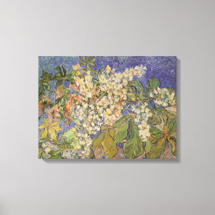 Toile Vincent van Gogh - Branches de marronnier en fleur
