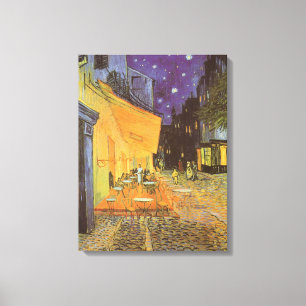 Toile Vincent van Gogh - Café Terrasse en soirée