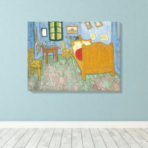 Toile Vincent Van Gogh, Chambre à coucher à Arles, 2ème