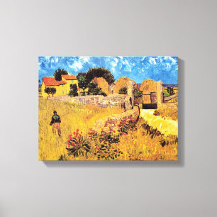 Toile Vincent Van Gogh - Ferme En Provence Art