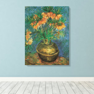 Toile Vincent van Gogh - Fritillaires dans un vase de cu