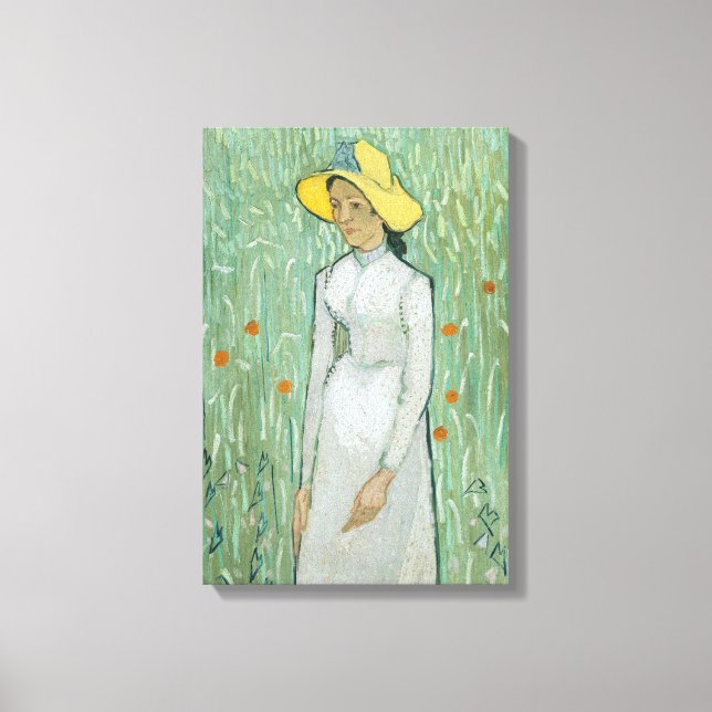 Toile Vincent van Gogh | girl à White, 1890 (Recto)