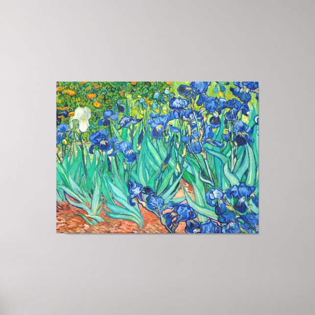 Toile VINCENT VAN GOGH - Irises 1889 (Recto)