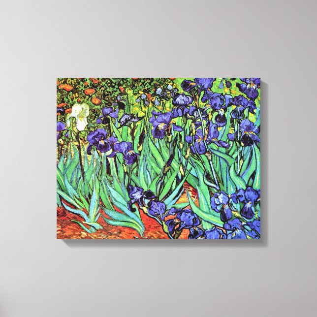 Toile Vincent Van Gogh - Irises - Art de l'amour des fle (Recto)