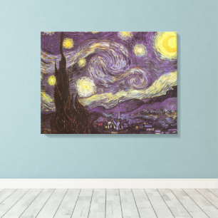 Toile Vincent van Gogh - La Nuit étoilée