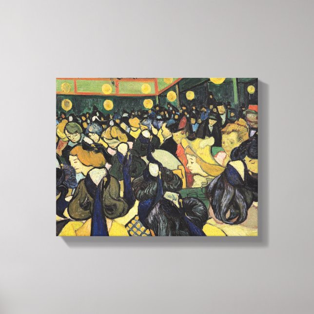 Toile Vincent van Gogh | La salle de danse à Arles, 1888 (Recto)