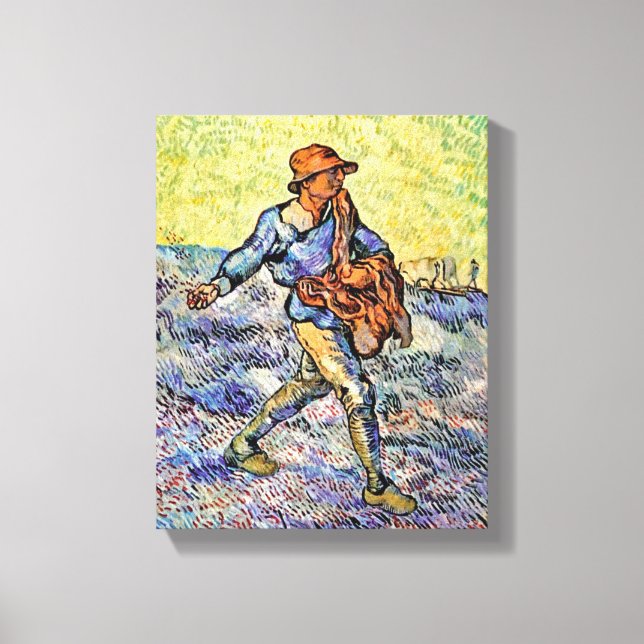 Toile Vincent Van Gogh - La Tour - Peinture d'Art (Recto)