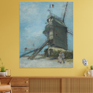 Toile Vincent van Gogh - Le Moulin de la Galette