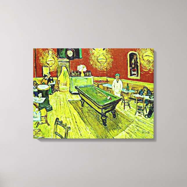 Toile Vincent van Gogh - Le Night Café (Recto)