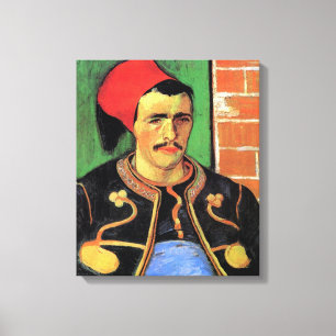 Toile Vincent Van Gogh - Le Zouave - Portrait de soldat