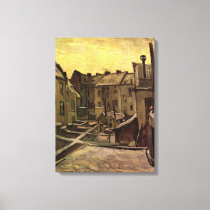 Toile Vincent van Gogh, Les arrière-cours de vieilles ma