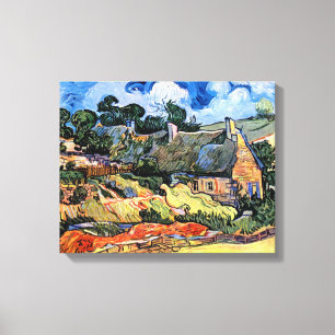 Toile Vincent Van Gogh - Les Chalets De Chalet À Cordevi