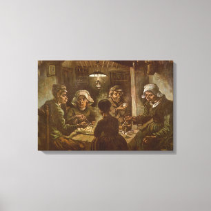Toile Vincent van Gogh - Les mangeurs de pommes de terre