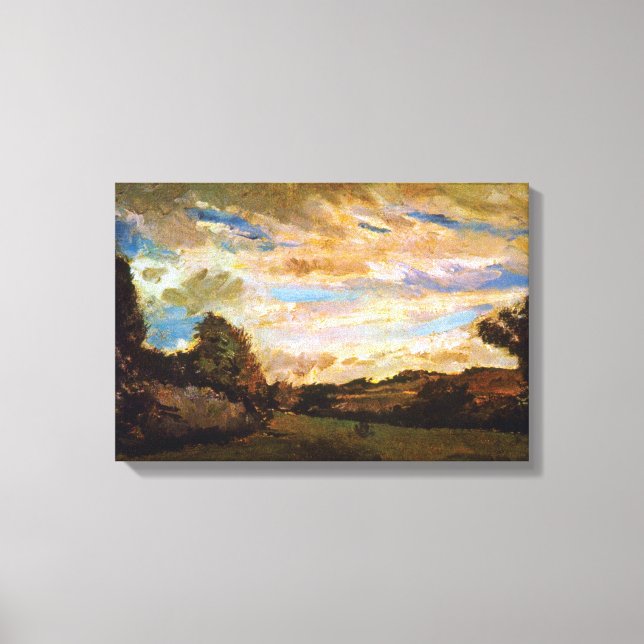 Toile Vincent Van Gogh - Paysage avec Dunes Art (Recto)