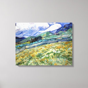 Toile Vincent van Gogh Paysage de Saint-Rémy
