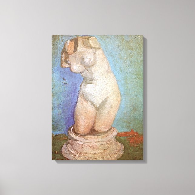 Toile Vincent van Gogh - Plaster Statuette Femme Torso (Recto)