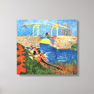 Toile Vincent Van Gogh - Pont Langlois À Arles