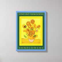 VINCENT VAN GOGH ...SFNULOWERS Canvas Imprimer