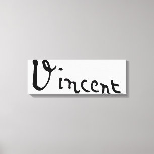 Toile Vincent Van Gogh Signature