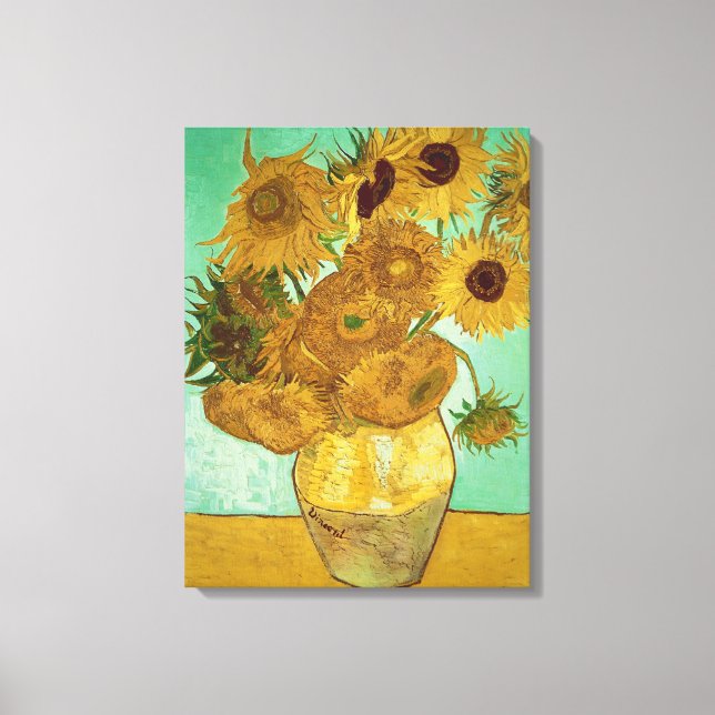 Toile Vincent van Gogh | Sunflowers, 1888 (Recto)