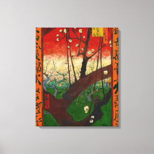 Toile Vincent van Gogh - Verger de pruniers en fleurs