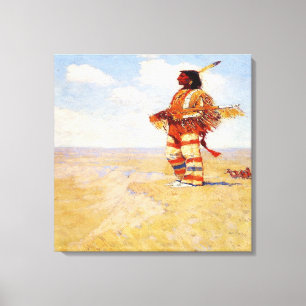 Toile Vintage 1908 La Dernière de sa race