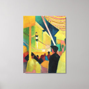 Toile Vintage août Macke Tightrope Walker