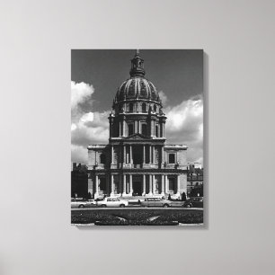 Toile Vintage France Paris Eglise Saint Louis Invalides