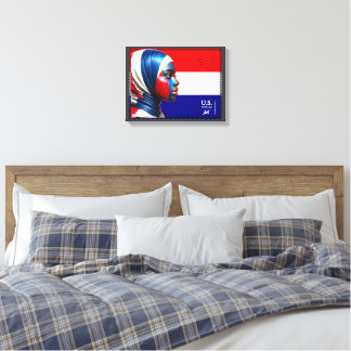 Toile Vintage L'Amerique - Mslm