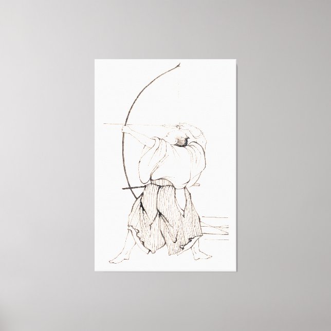 Toile Vintage Samurai Archer (Recto)