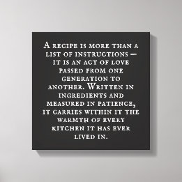 Toile Vintage Typography Rustic Kitchen Quote