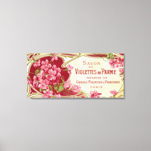 Toile Violettes De Parme Perfume LabelParis, France
