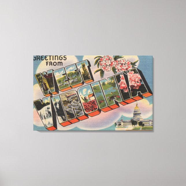 Toile Virginie-Occidentale (Capital Building) (Recto)