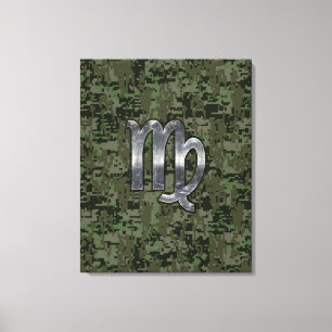 Toile Virgo Zodiac Connexion Camion numérique vert