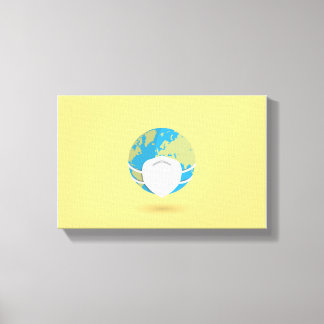 Toile Virus mondial | Zazzle_Growshop.