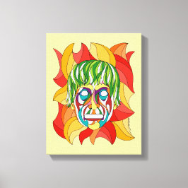 Toile Visage Grimace