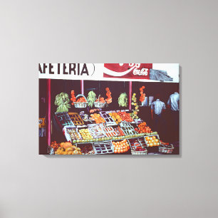 Toile Visage Moderne Sur Un Commerce Intemporel, Jéricho