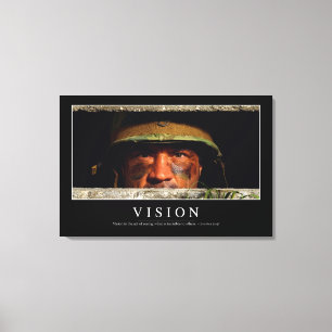 Toile Vision : Citation inspirée