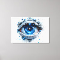 👁️ Vision futuriste Art Imprimer 👁️