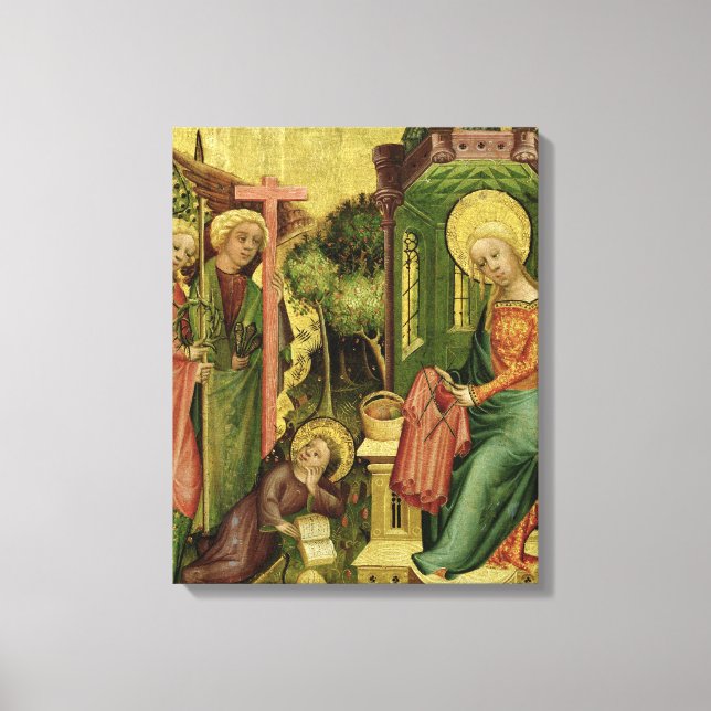 Toile Visite de l'Ange, de la droite (Recto)