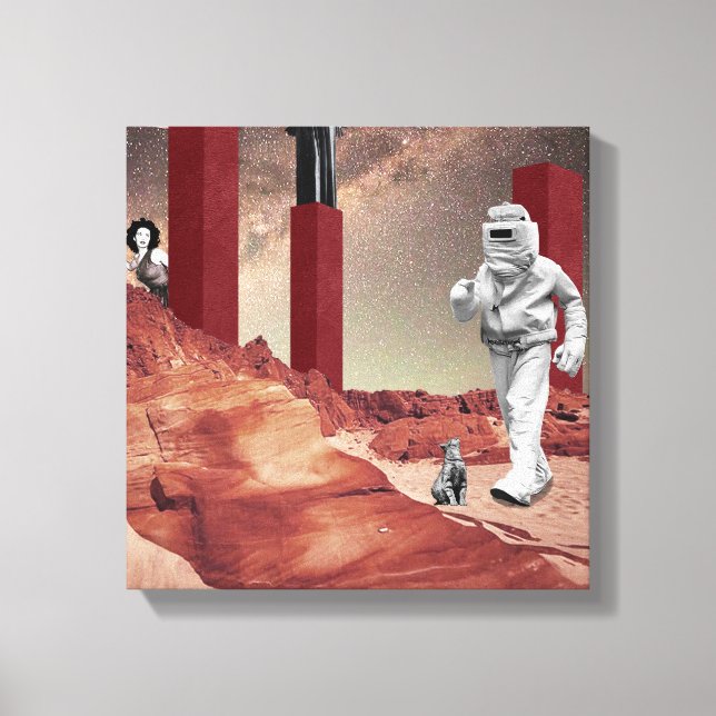 Toile Visite de Mars (Recto)