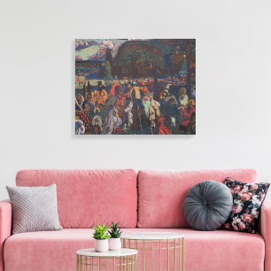 Toile Vitalit Abstrait, Vassily Kandinsky Colorful Life