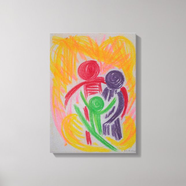 Toile Vitalité et lien fort (Recto)